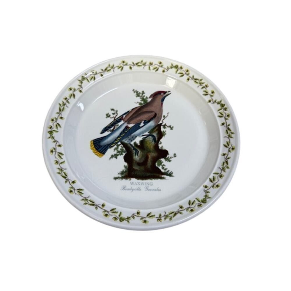 Vintage Portmeirion Birds Of Britain 8.5" Dessert Plate Waxwing